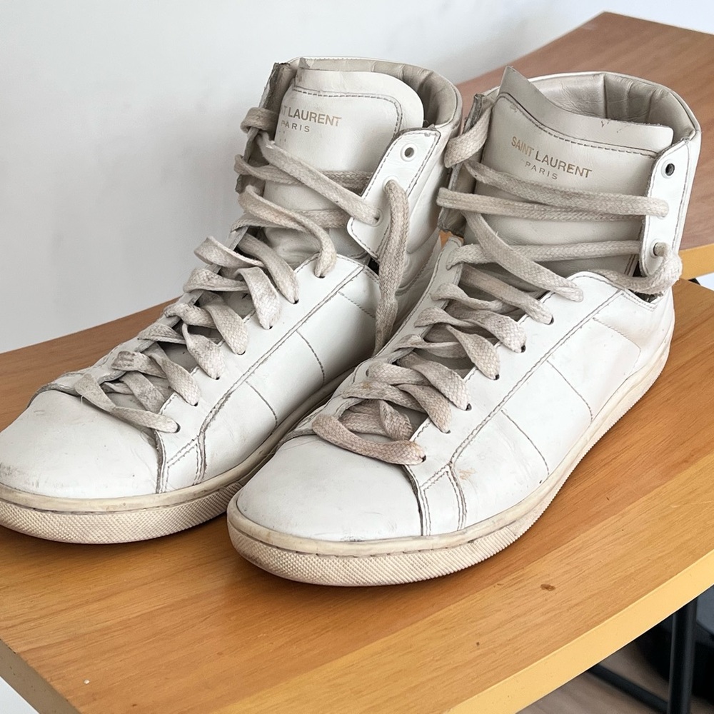 100% AUTH SAINT LAURENT HIGH TOP SNEAKERS